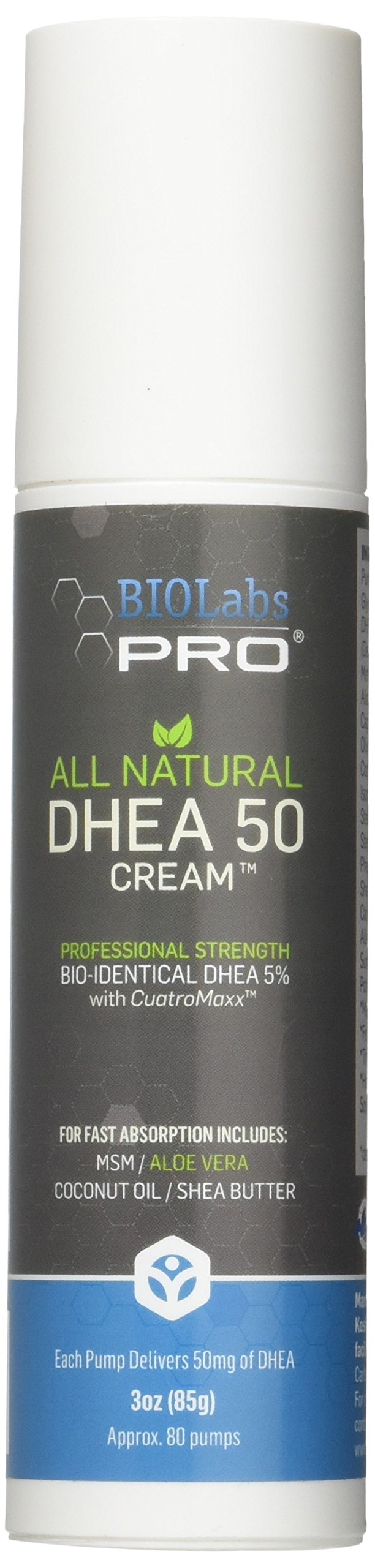 All Natural Bioidentical 50mg Dhea Cream Two Month Supply