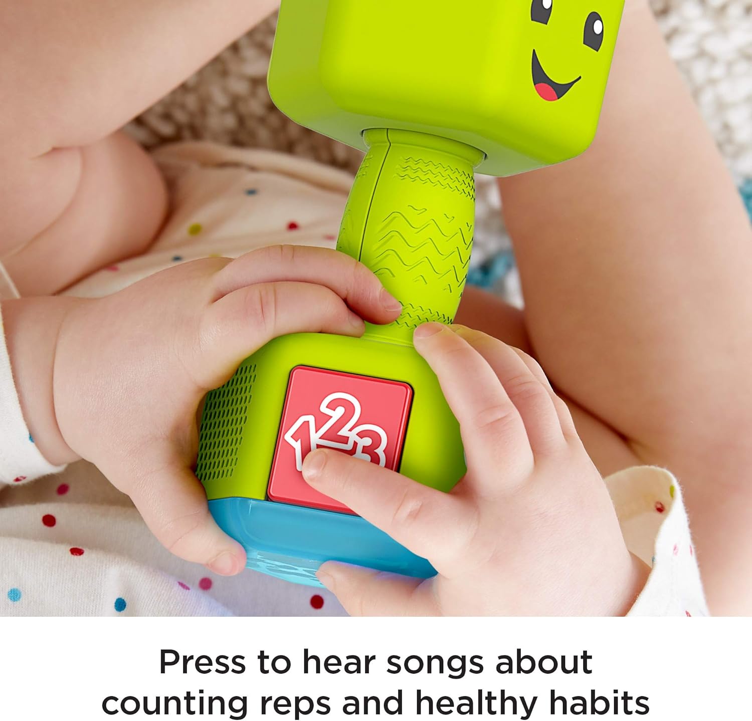 dumbbell rattle fisher price