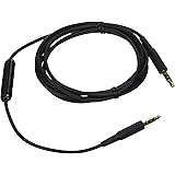 Skullcandy Hesh, Hesh 2.0, Crusher, Grind Replacement Cable with Mic / Audio Cord with Volume Control and Microphone, Works With Apple Device, Samsung, Android, Windows Phone (Black)
