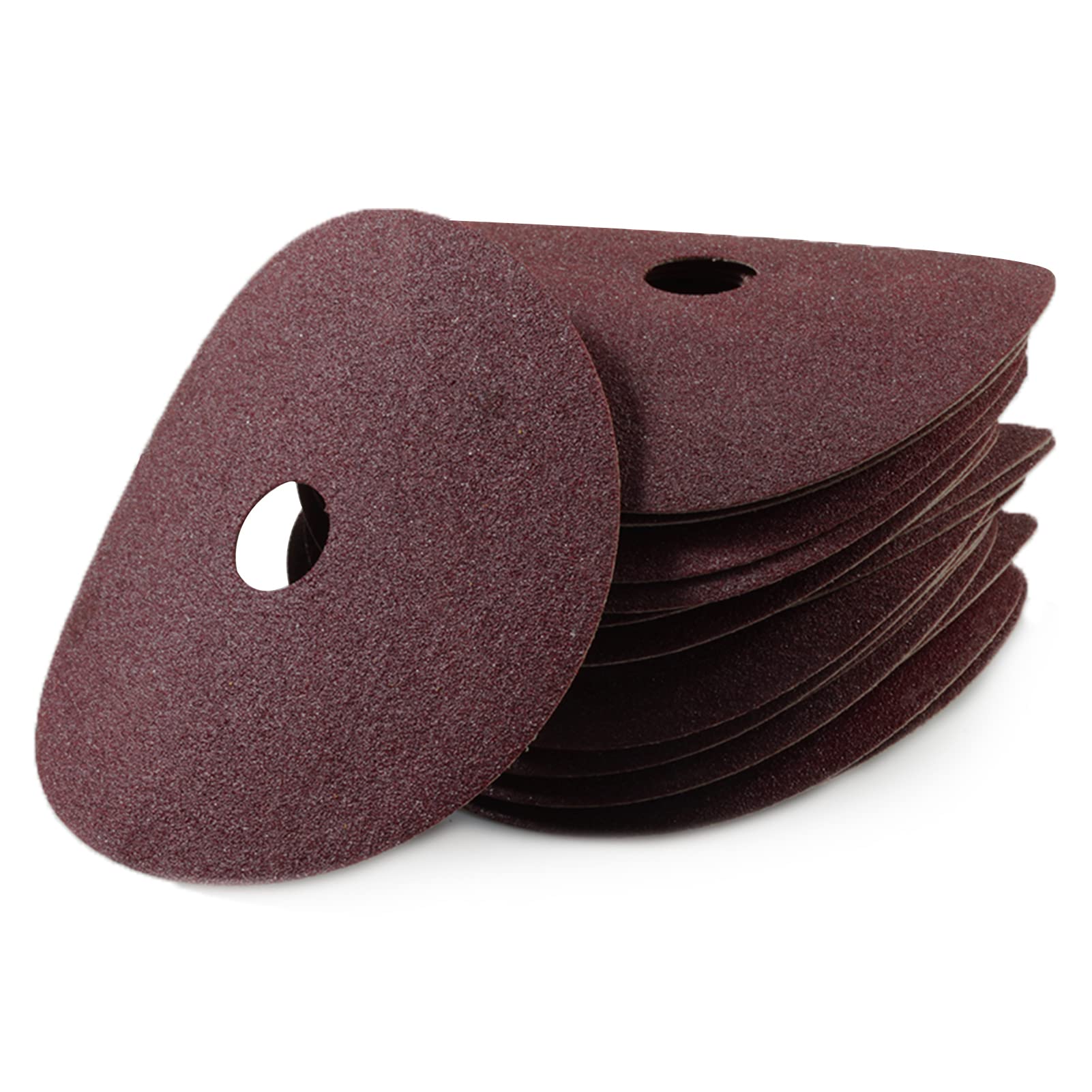 LEONTOOL Aluminum Oxide Resin Fiber 25pcs 4-Inch Resin Fiber Sanding Discs Center Hole 100 Grit Sanding Disc for Angle Grinders