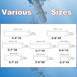 8PCS PTFE Magnetic Stir Bar Set for Magnetic