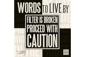 SELLERS PUBLISHING, INC. Words to Live by 2024 Wall Calendar — Primitives by Kathy, 16-Month Inspirational Calendar, 12" x 12"