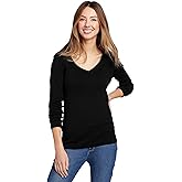 Eddie Bauer Womens Long Sleeve Fav V-Neck Tee