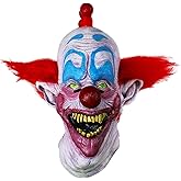 Rubies Men's Killer Klowns from Outer Space Deluxe Overhead Latex Mask, Slim, One Size for Themed Parties and Halloween