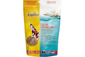 Laguna Color Enhancing Goldfish & Koi Floating Food, 17 oz