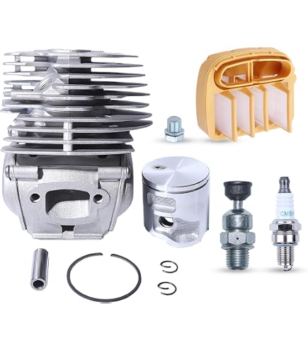 Kit Base Cilindro E Guarnizioni Aspirazione Per Motosega Jonsered 70E (504130015, 504130022)
