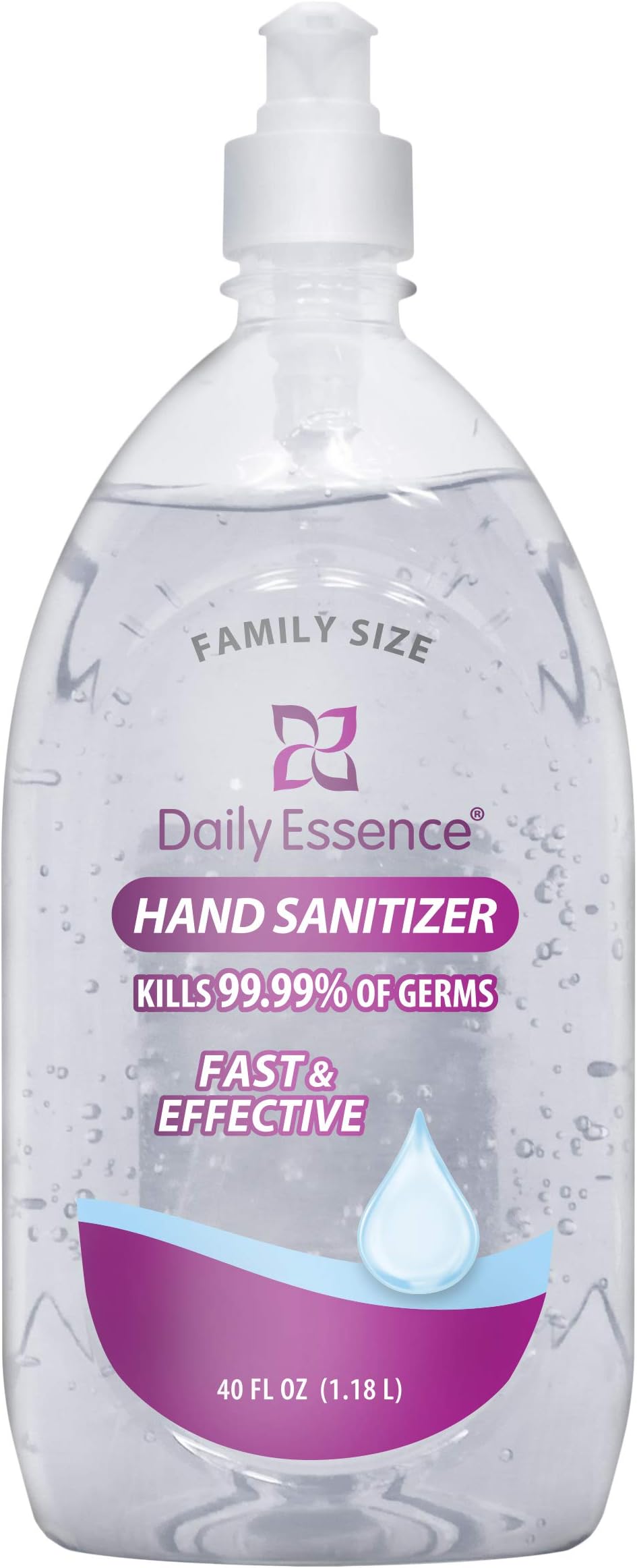 Daily Essence Rich Gel Hand Sanitizer, 40 Oz