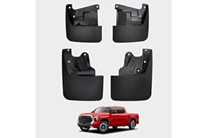 CUTIM Mud Flaps for 2022 2023 2024 Toyota Tundra Accessories, All-Weather Fender Front and Rear MudFlaps Splash Guards (4Pcs)