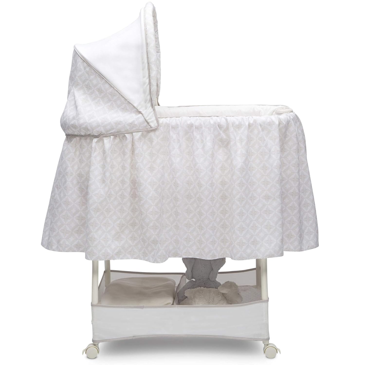 delta illusions soothe and glide bassinet