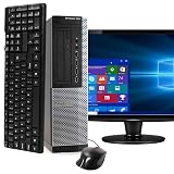 Dell Desktop Computer Package Compatible with Dell Optiplex 7010 Intel Quad Core i5 3.2GHz, 8GB Ram, 500GB HDD, 19-inch LCD, DVD, WiFi, Keyboard, Mouse, Windows 11 Pro (Renewed)