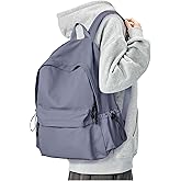 BJLFS School Bag Backpack for Women Kids Teens Girls, Small Bookbag College Student Backpack for School Men Boys, Mochilas Escolares para Casual Daypack Mini Book Bag Blue ﻿