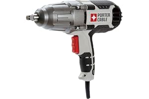 PORTER-CABLE Impact Wrench, 450 lbs of Torque, 1/2 Inch Hog Ring, 7.5-Amp, Corded (PCE211)