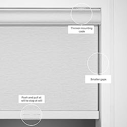 Boolegon Light Filtering Roller Shades for