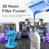 JOREST 5pcs 3D Resin Filter Funnel Kit Stainless Steel with Brush view 2