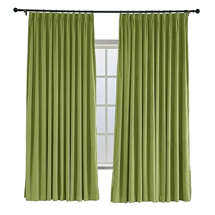 Amazon Com Twopages 100 W X 102 L Pinch Pleated Curtains Room