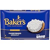 Baker’s Sweetened Angel Flake Coconut, 14 oz Bag | Moist Coconut Flakes, Ready to Sprinkle into Recipes, Great for Baking or