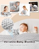 Lictin 14Pcs Baby Gift Set Neutral Newborn Gift Basket Grey Elephant Blanket view 4