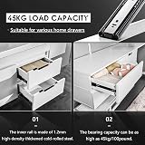 AOLISHENG 350mm Drawer Runners Heavy Duty Side Mount 45kg Ball Bearing 1 Pair view 5