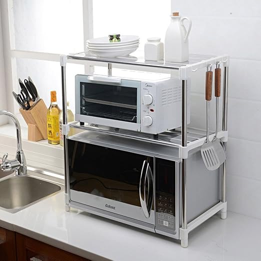 LXF Soporte microondas Rejilla de Cocina Horno de microondas Olla ...