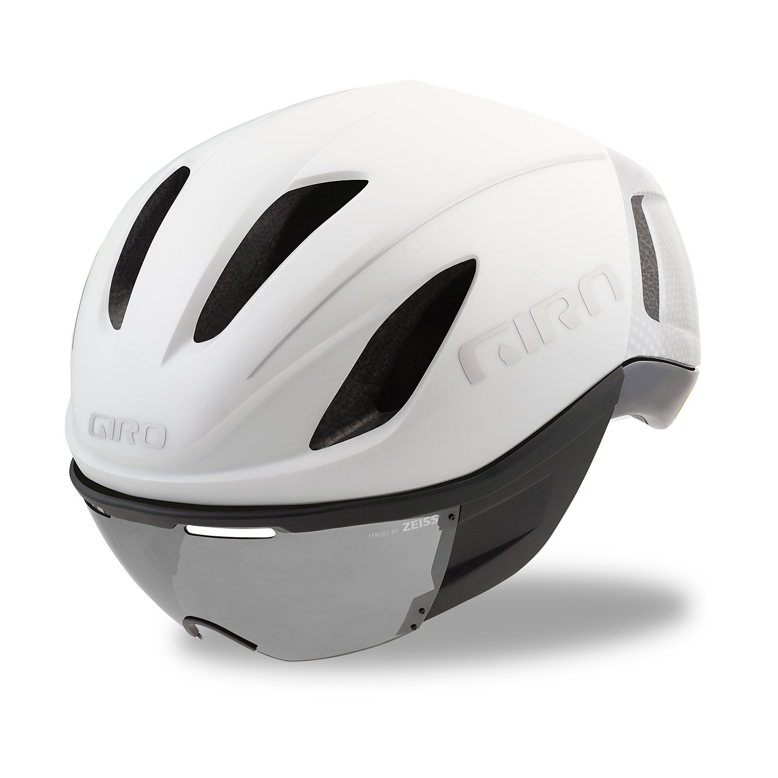 Photo 1 of Giro Vanquish MIPS Cycling Helmet - Matte White Silver Medium