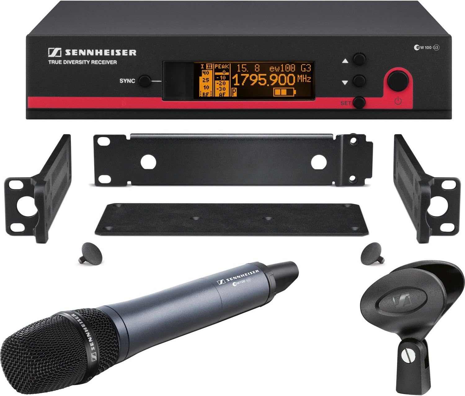 Sennheiser ew 135 G3 Wireless Handheld Microphone System, EM 100 G3