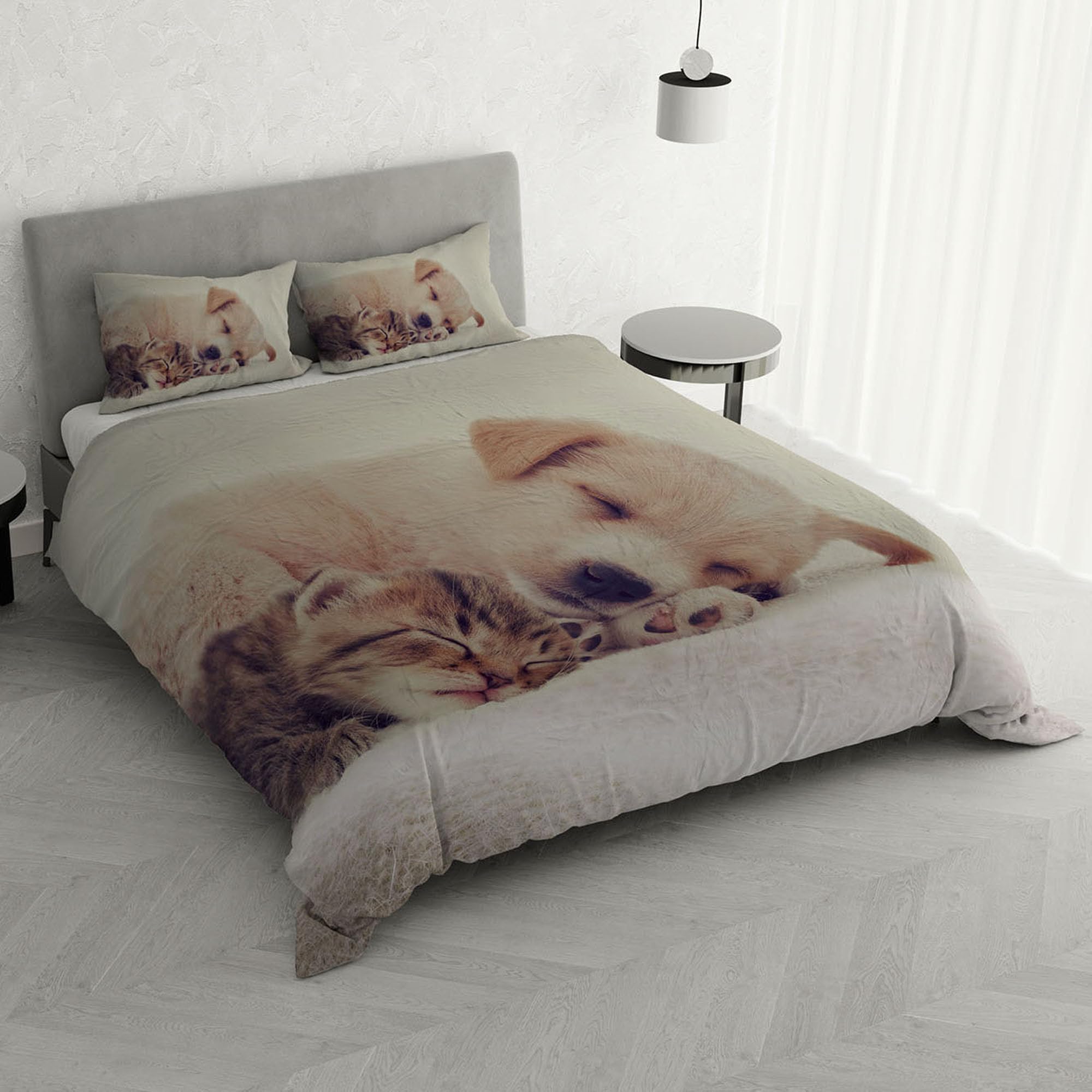 MB HOME ITALY, "Goodnight" Duvet Cover Set, Lilli, Double