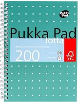 Pukka Pad Metallic Jotta A5 30-Pack Wirebound Notebook 80GSM 200 Pages Green