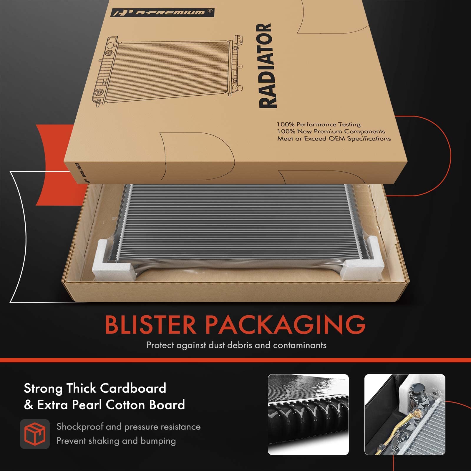 Mua APremium Engine Coolant Radiator Assembly with Transmission Oil