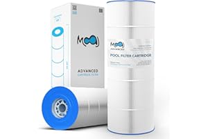 MOAJ Advanced Pool Filter Replaces Jandy CS150, Hayward CCX1500RE, Waterway ProClean 150, PCCF-150, 817-0150, Filbur FC-1287, Unicel C-8414 | 23 1/4" x 8 15/16" | Washable & Reusable | Based in USA