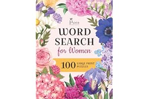 Word Search for Women: 100 Large Print Puzzles Book for Adults. Perfect Gift for Mom, Grandma, Daughter or any Other Women in
