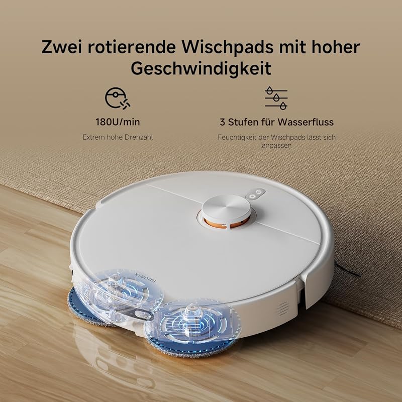 H50 Saugroboter mit Wischfunktion, 10.000 Pa, Wischpad-Anhebung