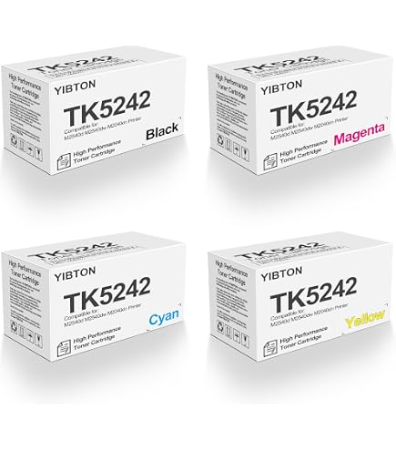 Amazon.com: TK5242K 1T02R70US0 Genuine Kyocera Toner Value Pack, B