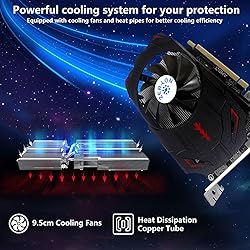 ZER-LON Radeon RX 550 4GB Graphics Card, GDDR5 128