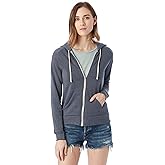 Alternative Women's Zip-Up Hoodie, Eco-Fleece Vintage Adrian Hooded Crewneck