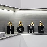 Guichifun Collectible Figurines - Home Decor Gifts: Meditation Decorative 4Pcs Set, Housewarming & Birthday Gifts