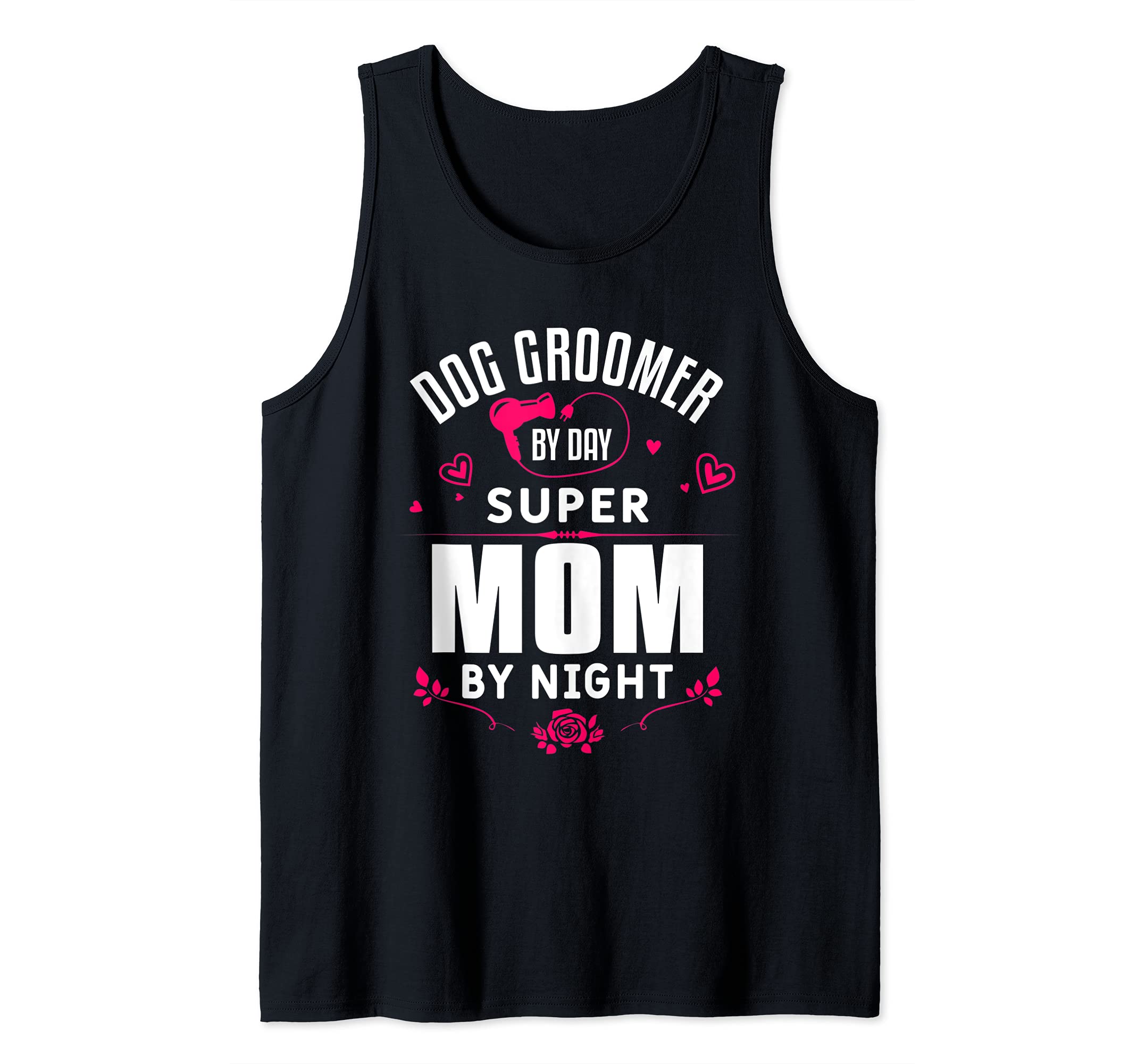 Funny Grooming Dogs Quote For A Dog Groomer Mother Mom Tank Top — image 1