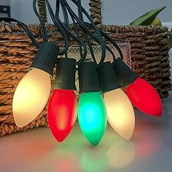 SUNSGNE C9 LED Outdoor Vintage Christmas
