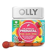 OLLY Prenatal Multivitamin Gummy, Supports Healthy