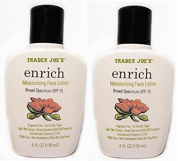 trader joe's enrich moisturizing face lotion