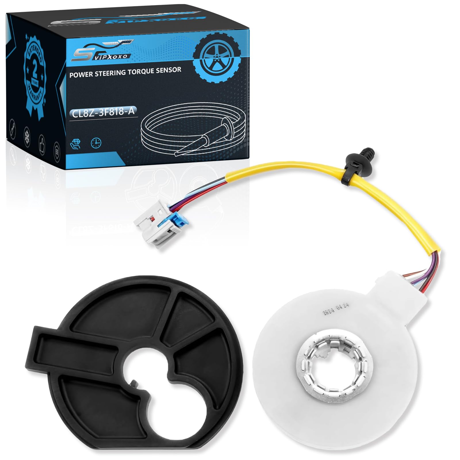 Photo 1 of Steering Torque Sensor Compatible for 2008-2012 Escape and Mercury Mariner?with Alignment Tool Steering Angle Sensor?Replacement CL8Z-3F818-A CL8Z3F818A CL8Z 3F818 A
