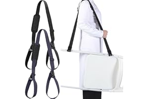 Sanwuta 2 Pcs Adjustable Beach Chair Carry Strap Camping Chair Straps for Shoulder Folding Beaches Backpacking Foldable Bikes