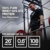 Bulk Pure Whey Isolate 90 White Chocolate 25g Protein Ultra-Filtered 500g view 4