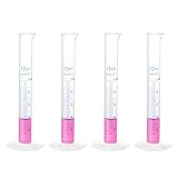 uxcell Plastic Graduated Cylinder, 10ml Measuring