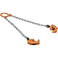 Vestil CDL-2000 Steel Chain Drum Lifter 2000 Capacity Orange/Silver