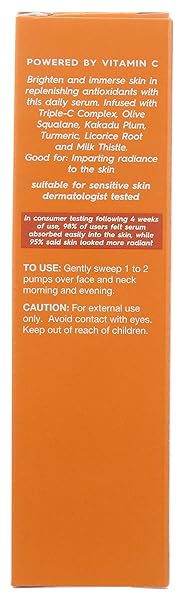 AVALON ORGANICS RADIANCE SERUM WITH VITAMIN C, 1 OZ
