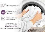 Lynmark Waterproof Bed Protector with Tuck-In Flaps 135x85cm White view 6