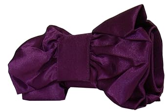 DIVA-MODE Schicke Damen Satin Abendtasche Lila, Dunkellila