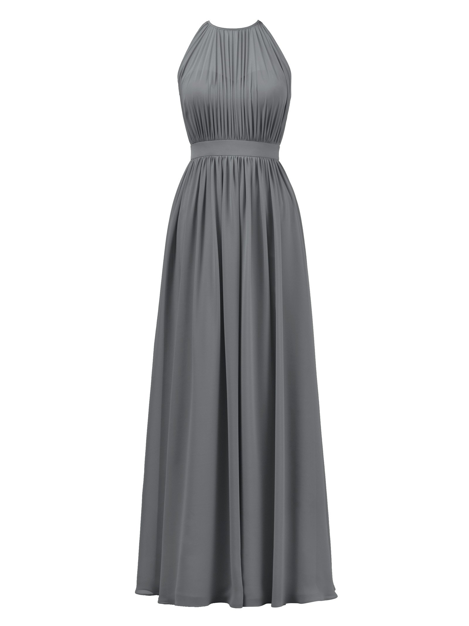 Alicepub Pleated Chiffon Bridesmaid Dresses Long Maxi Formal Prom Dress