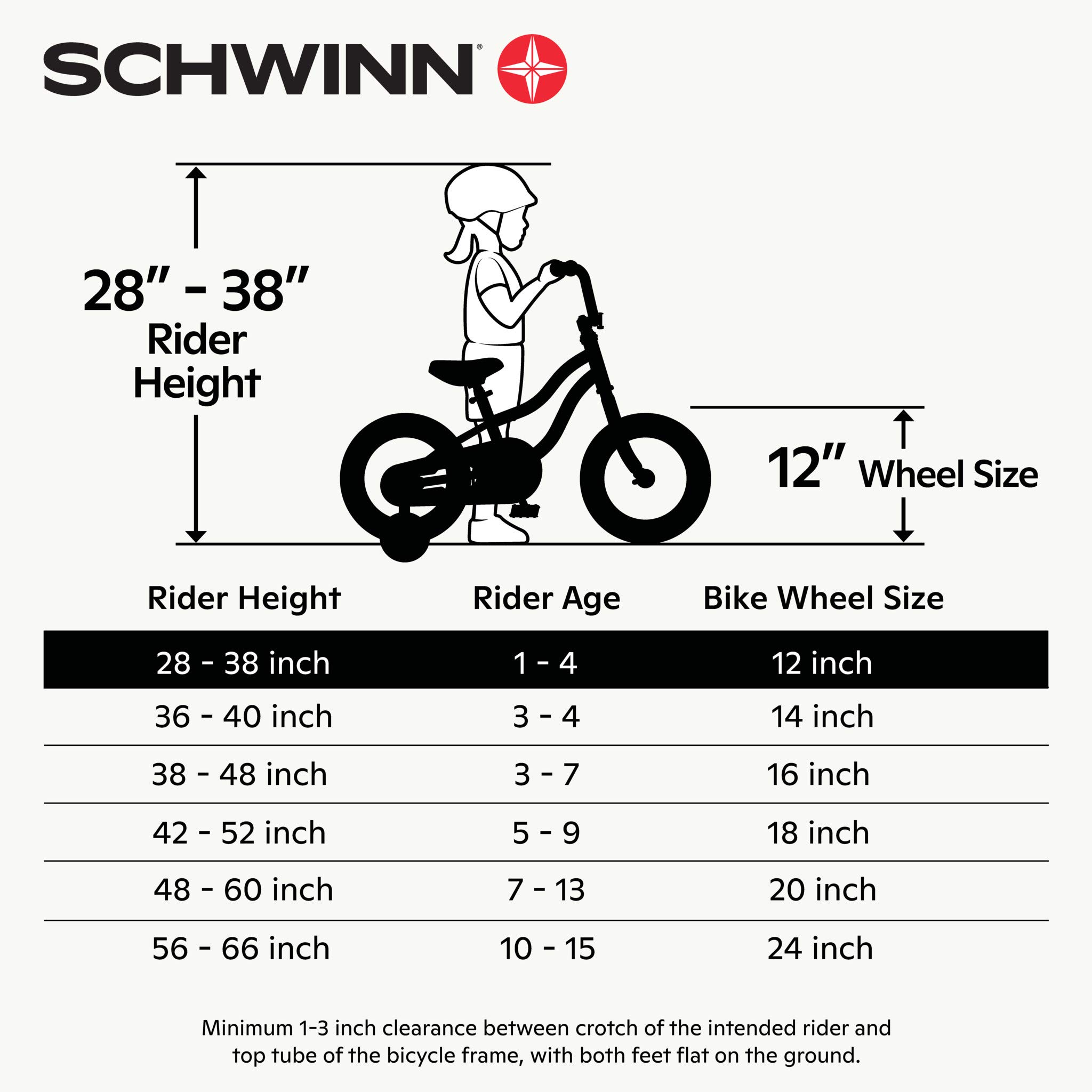Schwinn Elm Balance Bike, 12 Inch Bike for Kids Ages 2-4, SmartStart Ergonomic Design for Kids, Adjustable Seat Grows with your Child, No Training Wheels Needed, Training Bicycle
