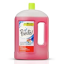 Amazon Brand – Presto! Disinfectant Floor Cleaner Floral, 2 L